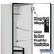 Salsbury Industries 2 Tier 'S' Designer Locker, 54"Wx76"Hx21"D, 6 Door, Gray 18-27361GRY - alternate 5